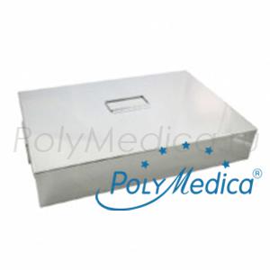 Контейнер для жидкостной стерилизации медицинских инструментов с крышкой 560х380х100 мм
